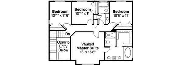upper floor house blueprint