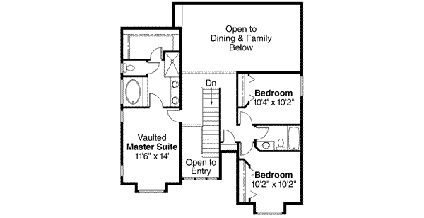 upper floor house blueprint