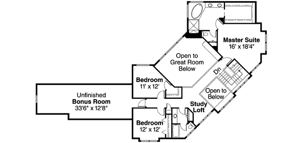 upper floor house blueprint