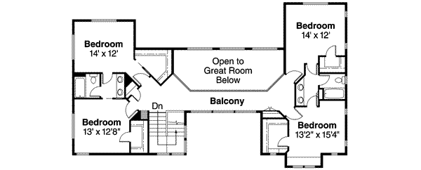 upper floor house blueprint