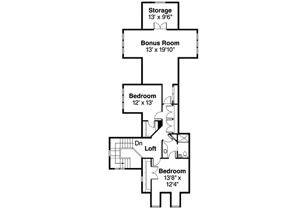 upper floor house blueprint