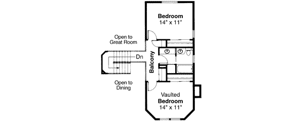 upper floor house blueprint