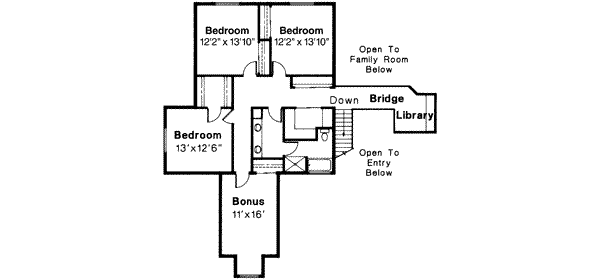 upper floor house blueprint