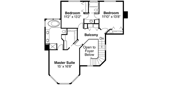 upper floor house blueprint