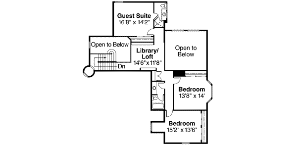 upper floor house blueprint