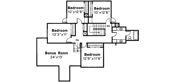 upper floor house blueprint