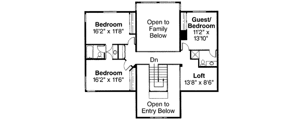 upper floor house blueprint