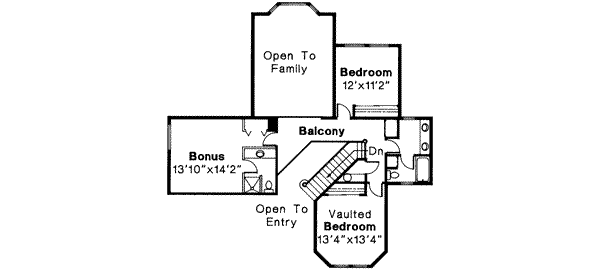 upper floor house blueprint
