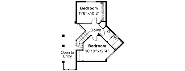 upper floor house blueprint