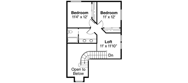 upper floor house blueprint
