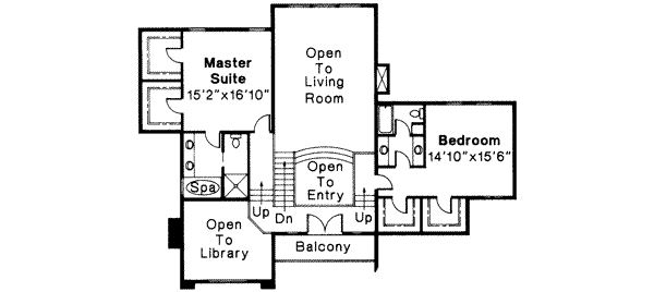 upper floor house blueprint