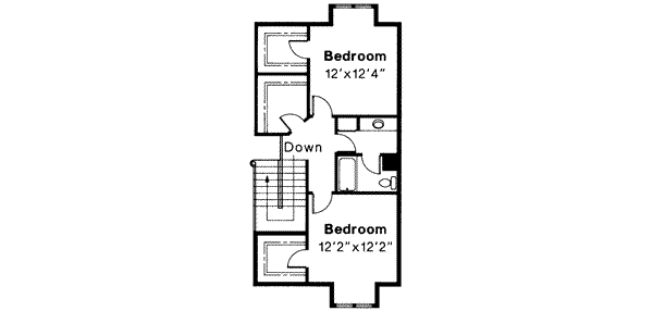upper floor house blueprint