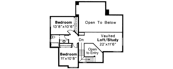 upper floor house blueprint