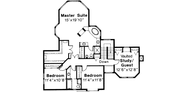 upper floor house blueprint