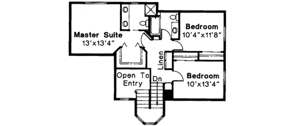 upper floor house blueprint