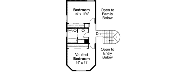 upper floor house blueprint