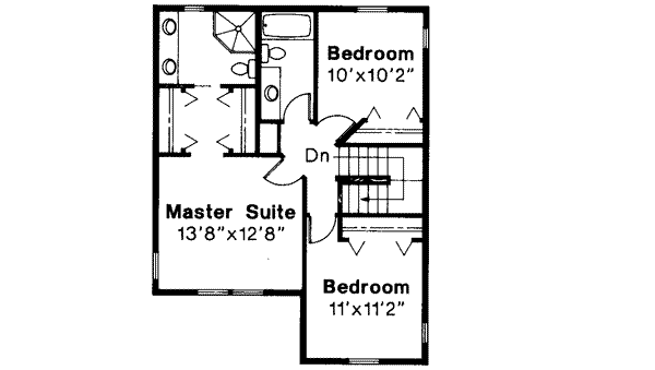 upper floor house blueprint