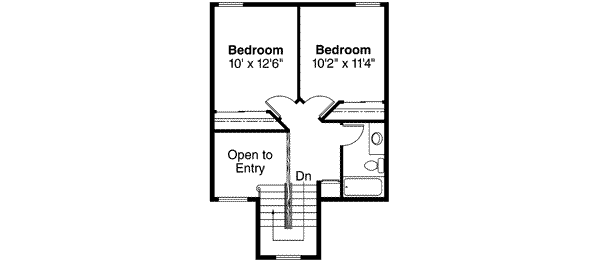upper floor house blueprint