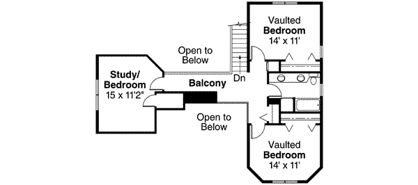 upper floor house blueprint