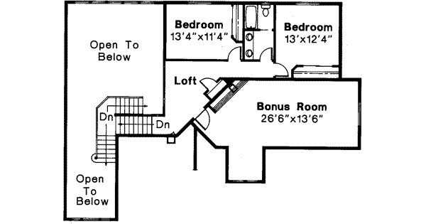 upper floor house blueprint