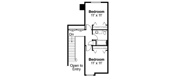 upper floor house blueprint