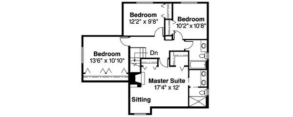 upper floor house blueprint