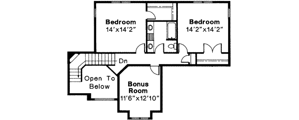 upper floor house blueprint