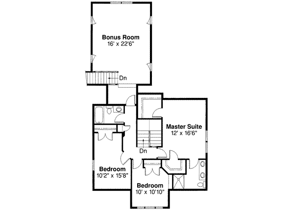upper floor house blueprint