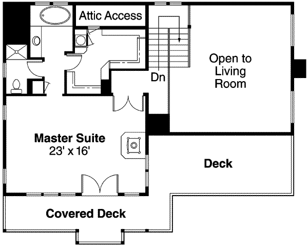 upper floor house blueprint
