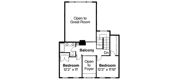 upper floor house blueprint