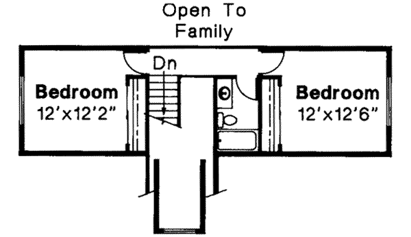 upper floor house blueprint