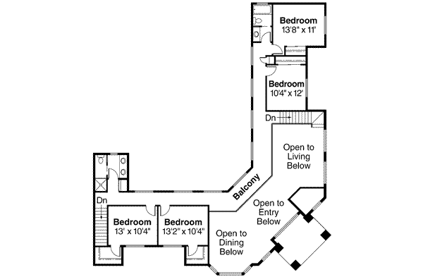 upper floor house blueprint
