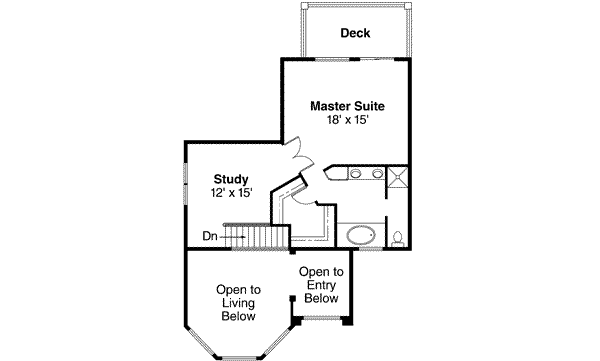upper floor house blueprint