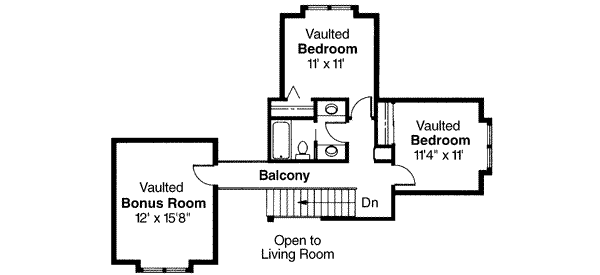 upper floor house blueprint