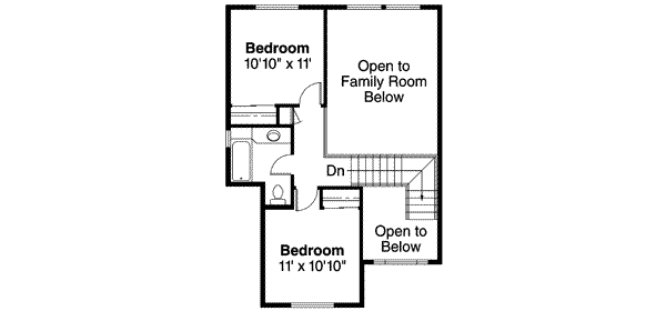 upper floor house blueprint