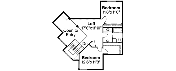 upper floor house blueprint