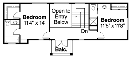 upper floor house blueprint