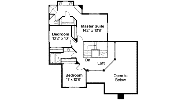 upper floor house blueprint