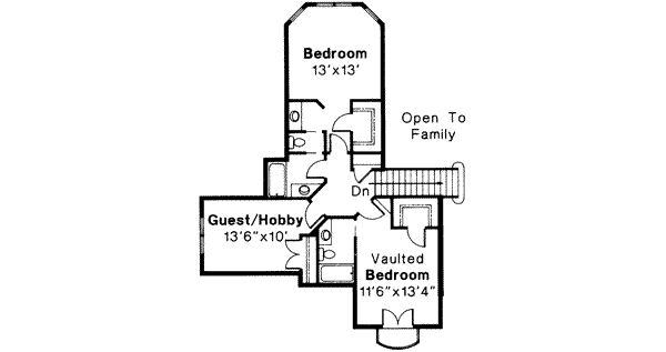 upper floor house blueprint