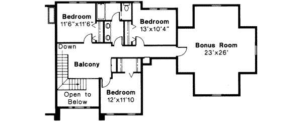 upper floor house blueprint