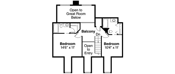upper floor house blueprint