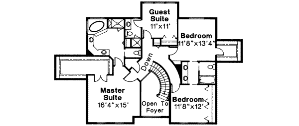 upper floor house blueprint