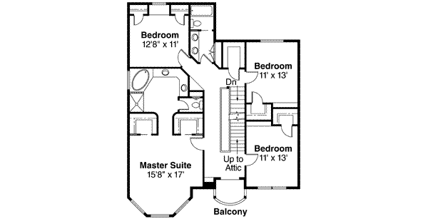 upper floor house blueprint