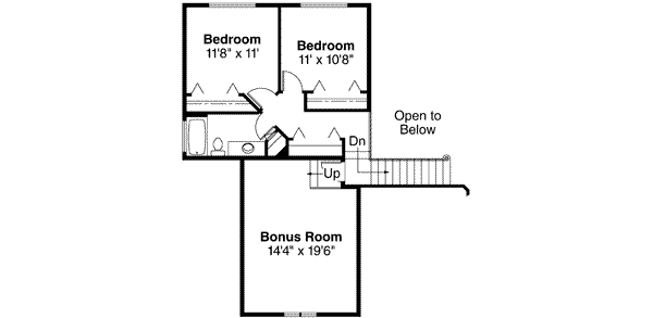 upper floor house blueprint