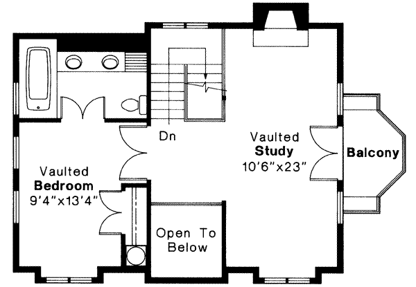 upper floor house blueprint