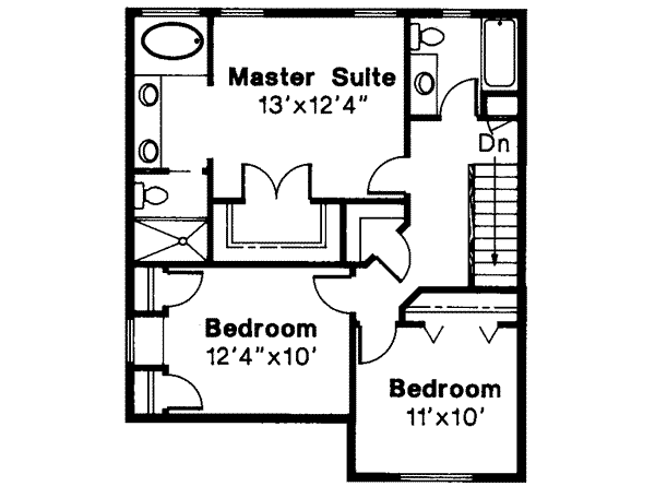 upper floor house blueprint