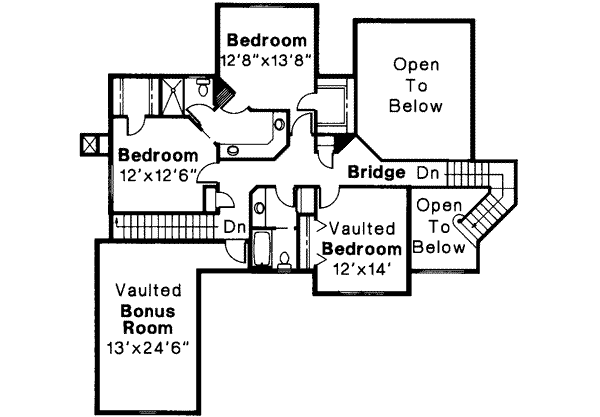 upper floor house blueprint