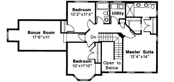 upper floor house blueprint