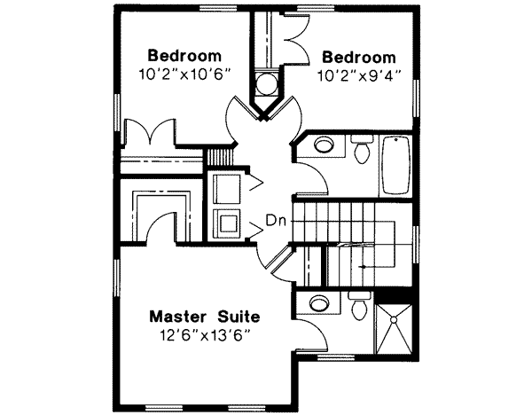upper floor house blueprint