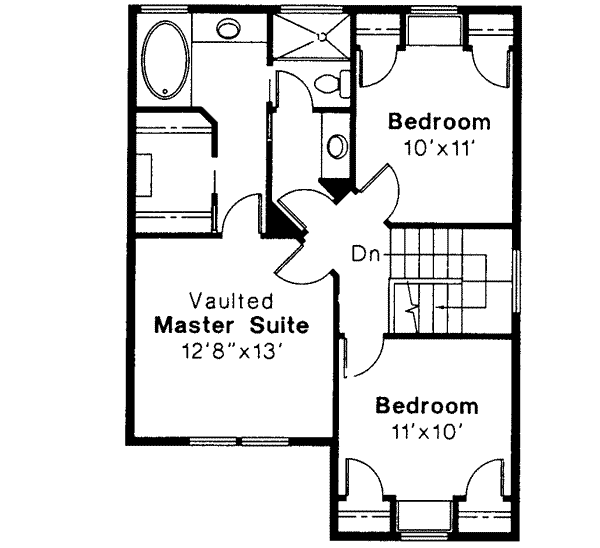 upper floor house blueprint